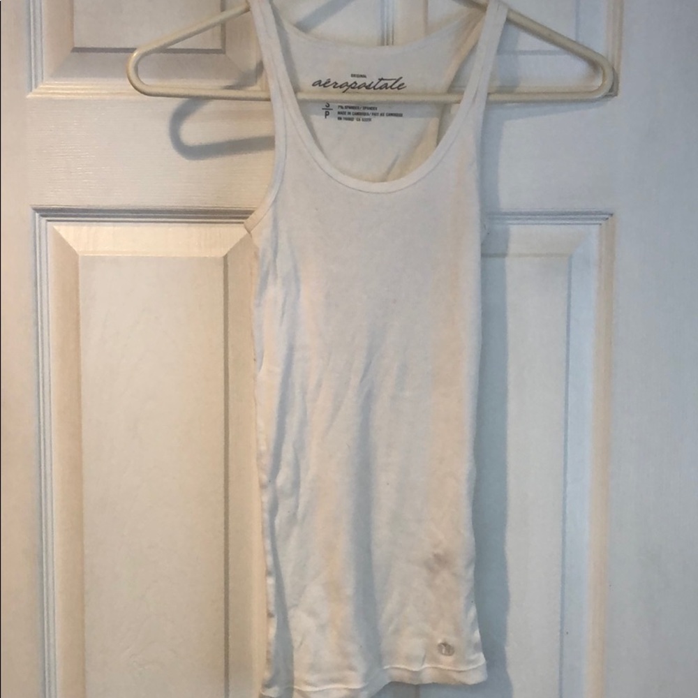 Aeropostale white tank top